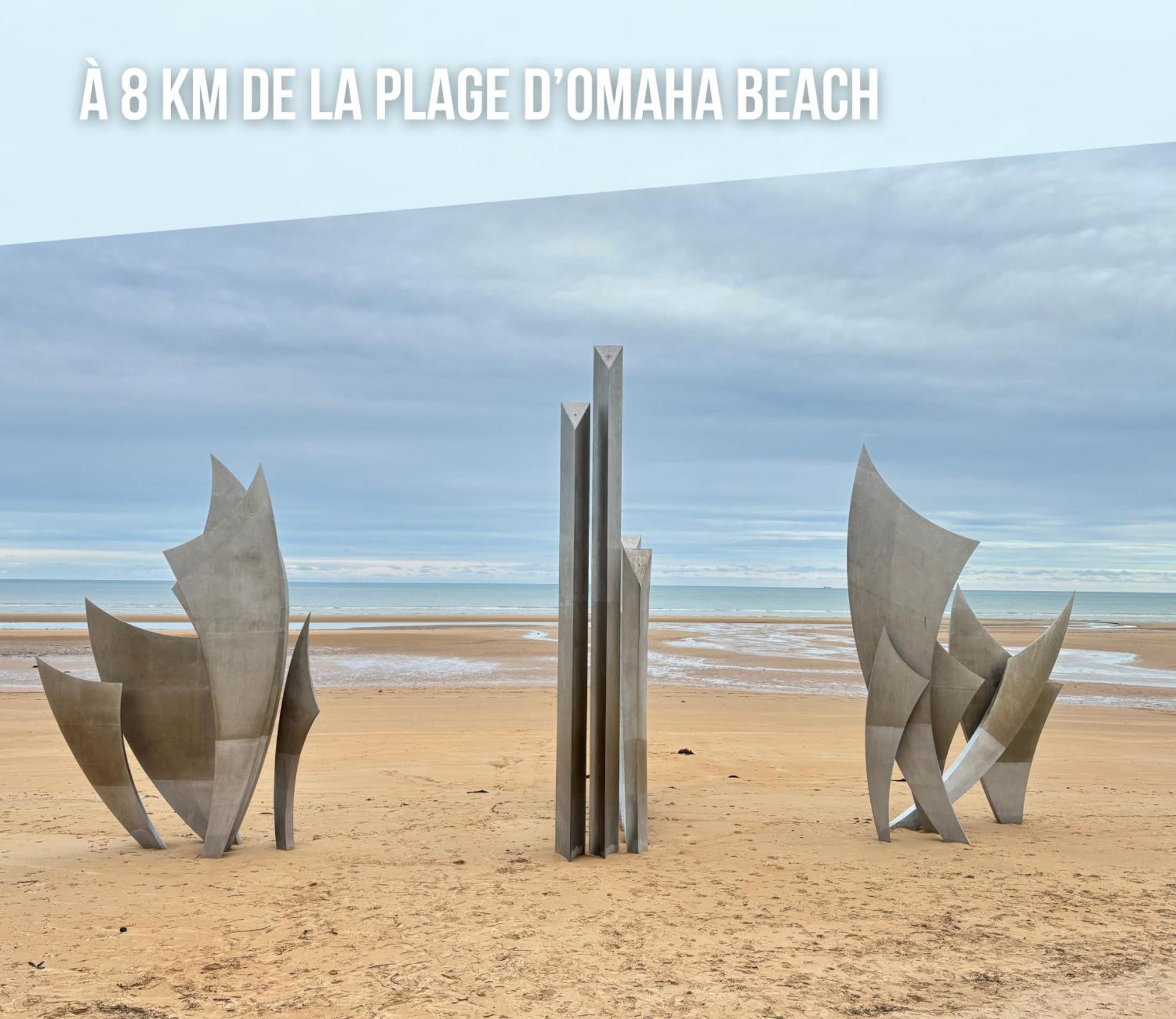 La Fromagerie Maison Lumineuse Et Spacieuse Beau Sejour 5 Ch 2 Wc 1 Sdb Grand Jardin Clos 5Mn A Pied Commerces 10 Mn Plage Omaha Beach Proche Plages Du Debarquement Trevieres Екстериор снимка